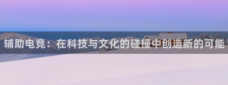 vk威客电竞：辅助电竞：在科技与文化的碰撞中创造新的可能