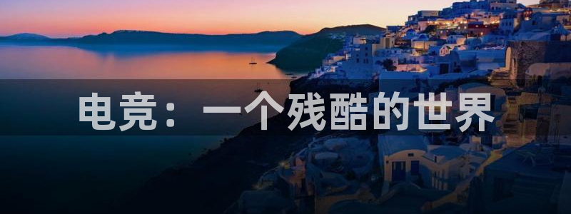 威客电竞VKGAME：电竞：一个残酷的世界